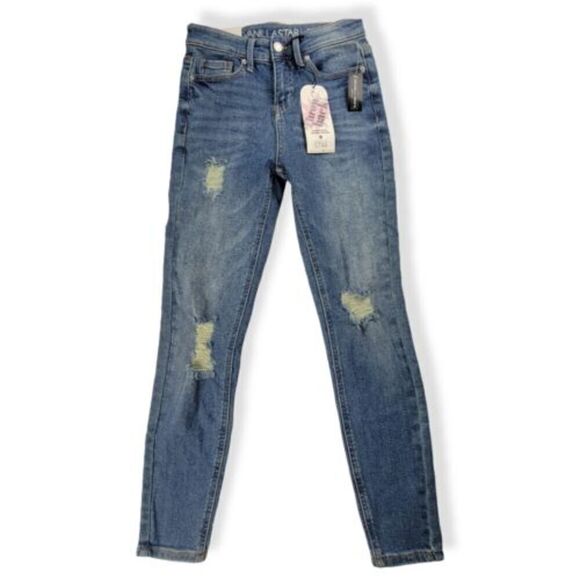 Vanilla Star  Distressed High Rise Skinny  Size 3 Juniors - Picture 1 of 3